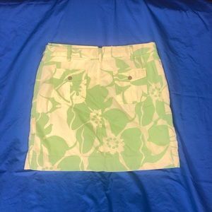 LANDS' END Waist Tie Skort in Hawaiian Green